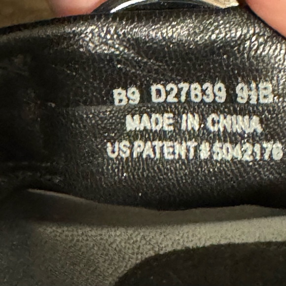 Cole Haan Sandals Women’s 9.5 B Nike Air G Series Wedge Slides Black Leather‎ - Picture 4 of 8